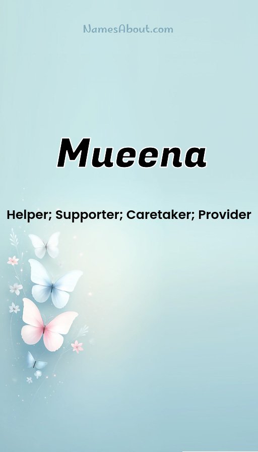 Meaning of Mueena
