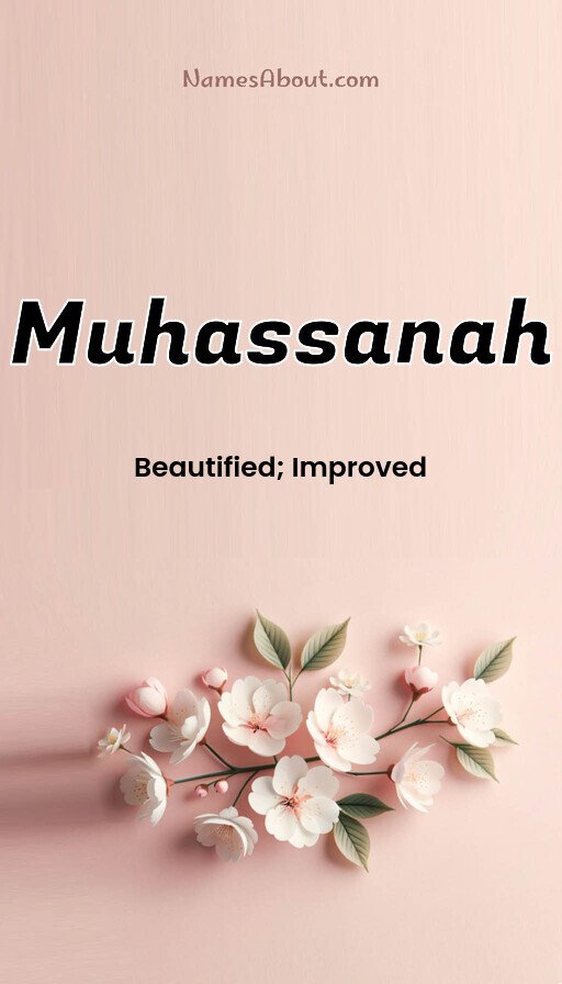 Meaning of Muhassanah