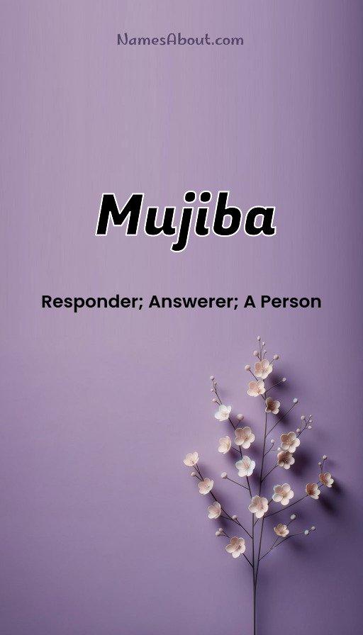 Meaning of Mujiba