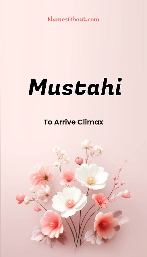 Meaning of Mustahi
