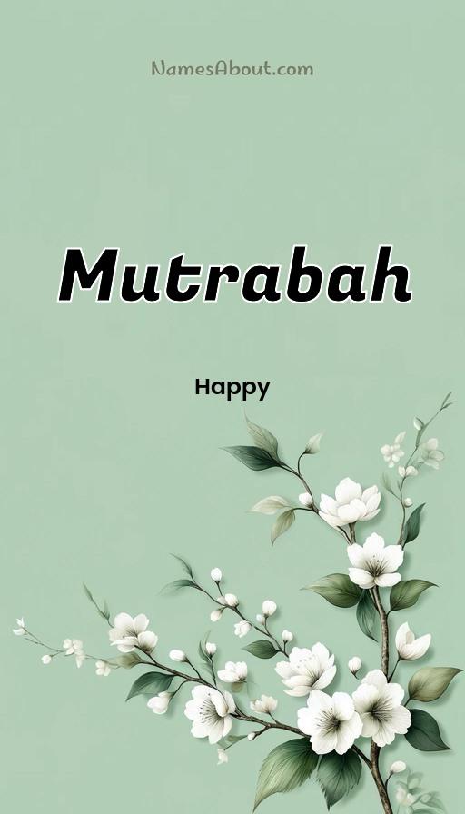 Meaning of Mutrabah