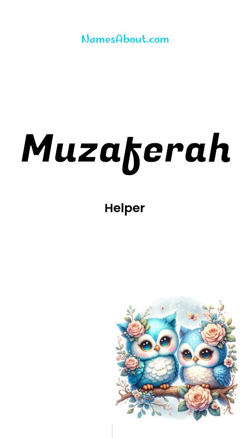 Meaning of Muzaferah