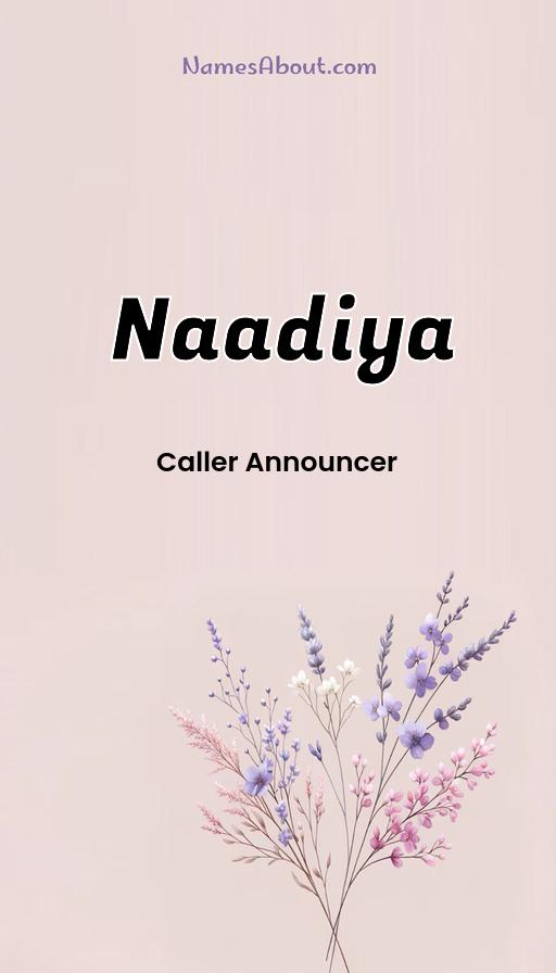 Meaning of Naadiya