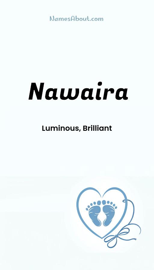 Nawaira name and meaning