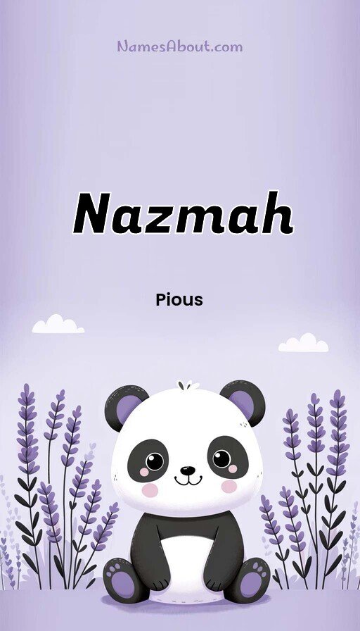 Meaning of Nazmah