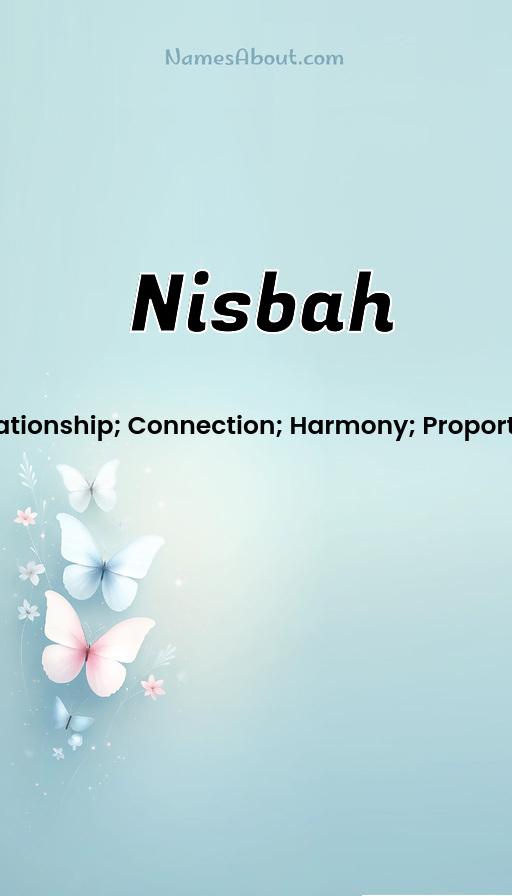 Nisbah name and meaning