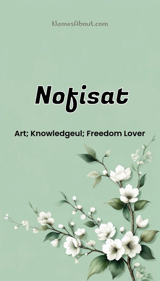 Meaning of Nofisat