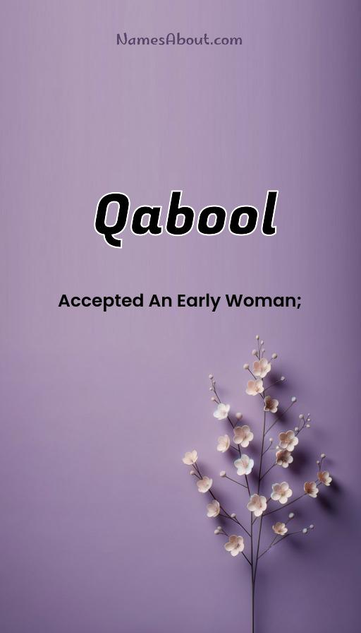 Illustration of Qabool