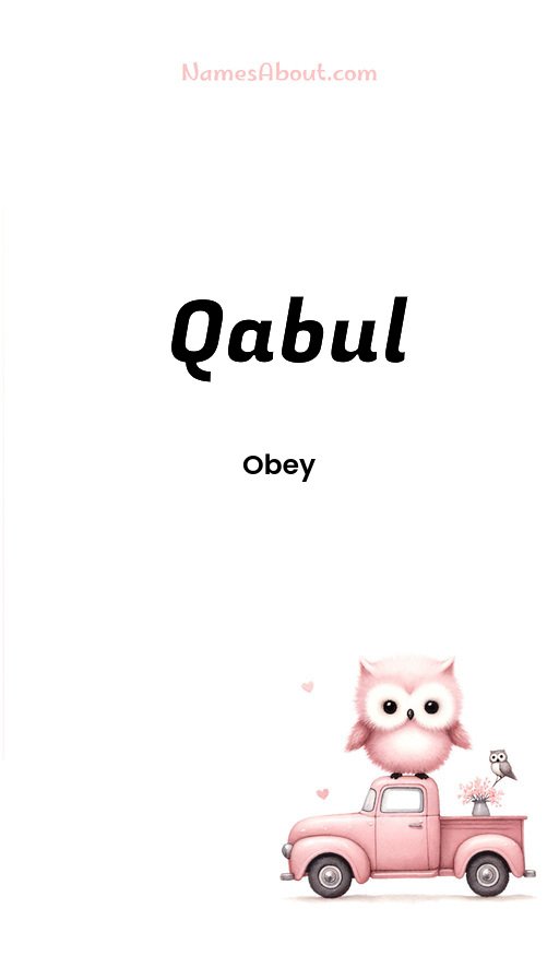 Meaning of Qabul