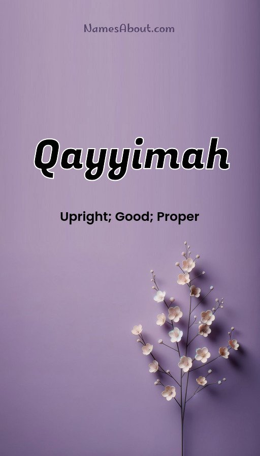 Meaning of Qayyimah