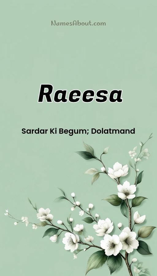 Illustration of Raeesa