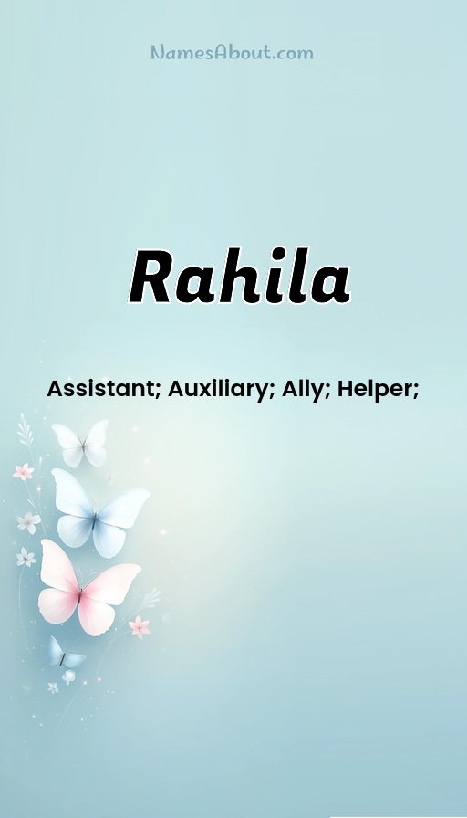 Meaning of Rahila