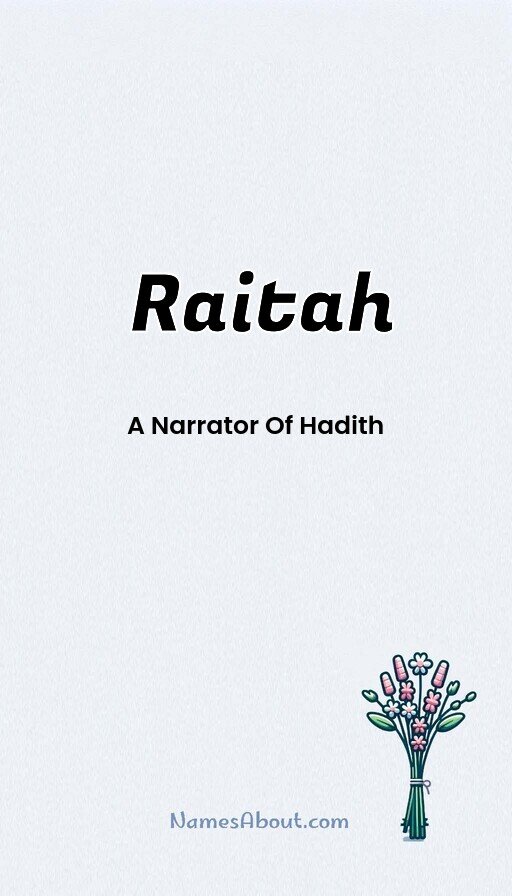 Meaning of Raitah