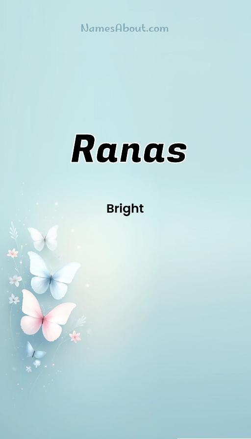 Ranas name and meaning