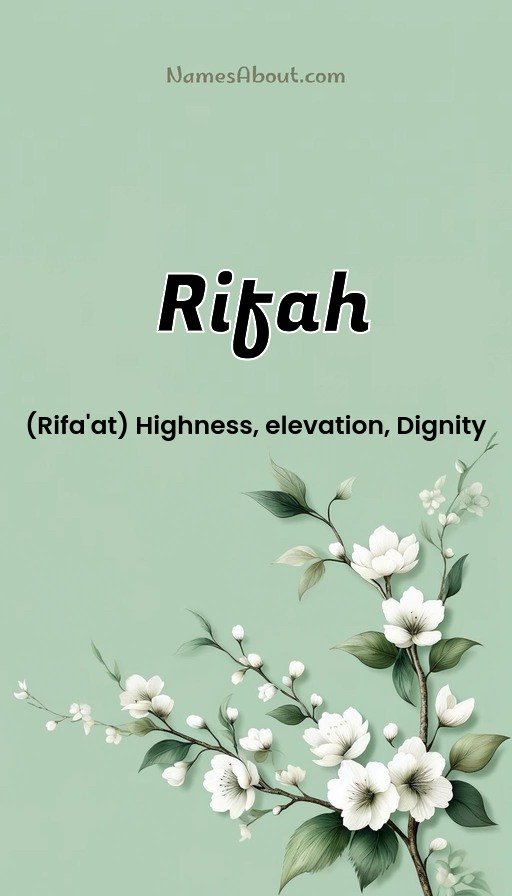 Meaning of Rifah