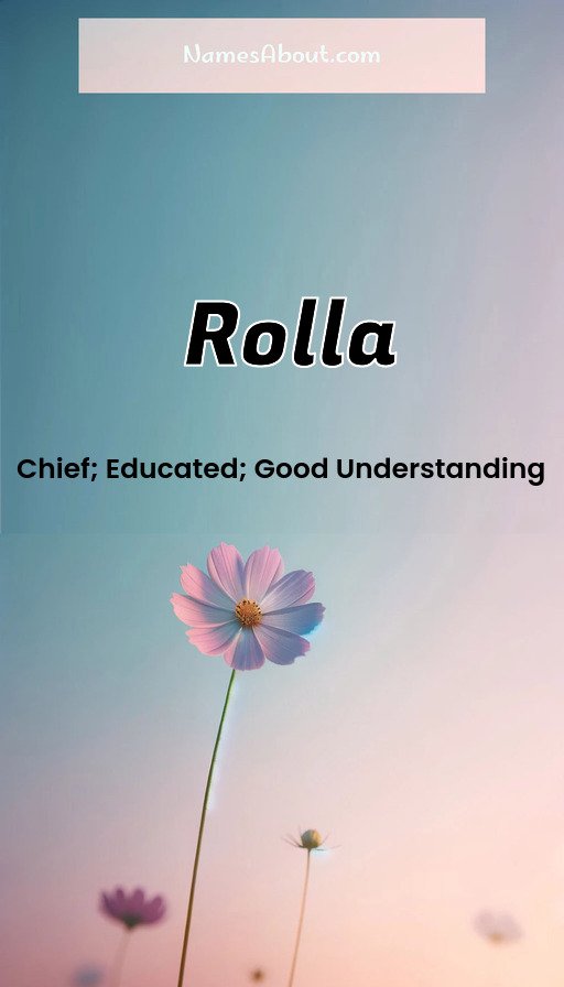 Meaning of Rolla