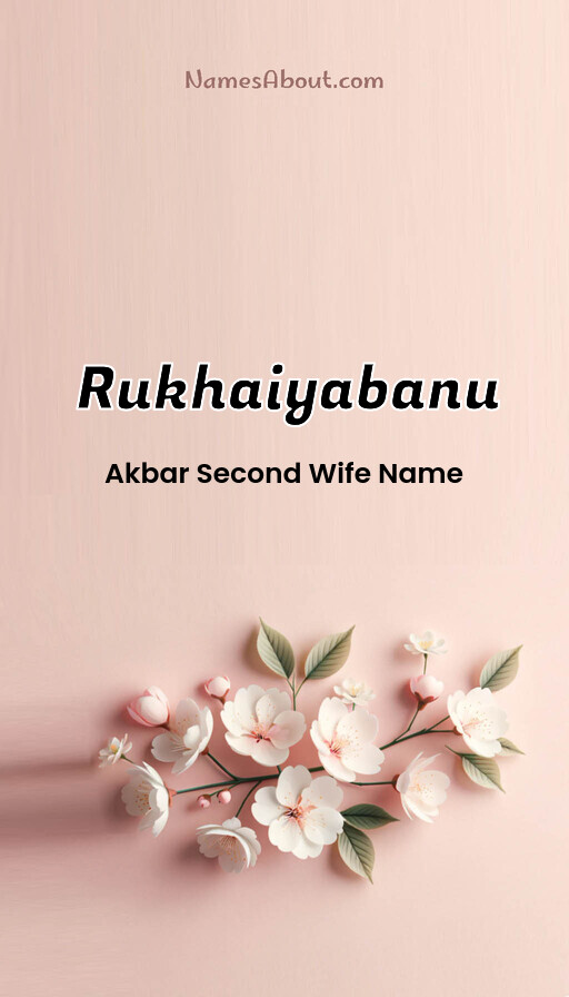 Meaning of Rukhaiyabanu