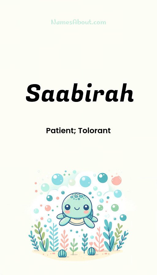 Meaning of Saabirah