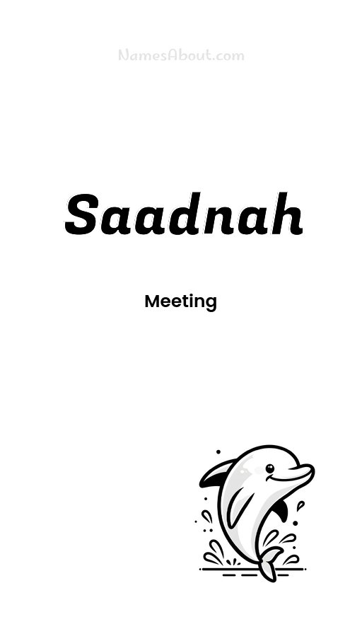 Meaning of Saadnah