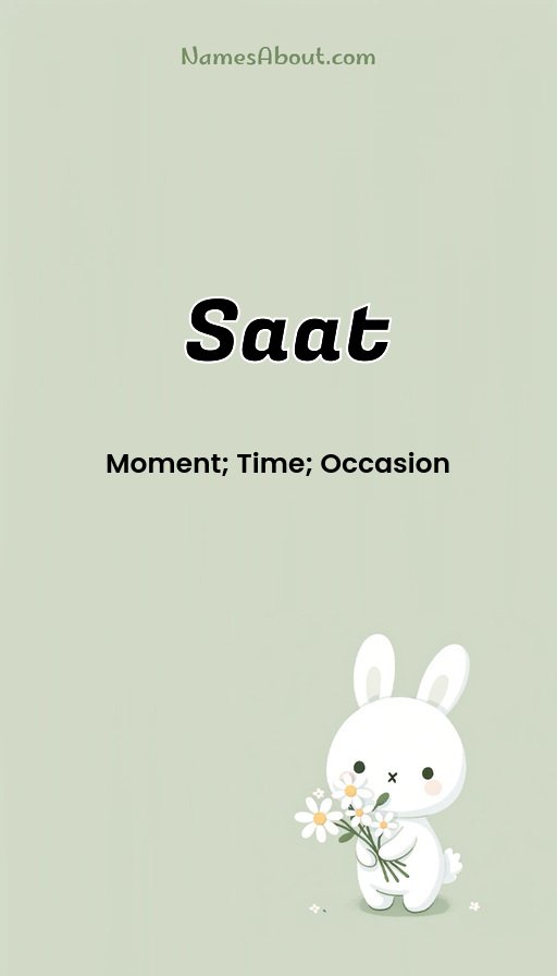 Meaning of Saat
