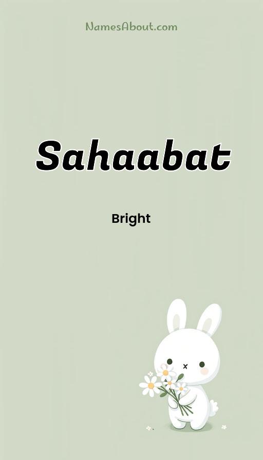 Sahaabat name and meaning