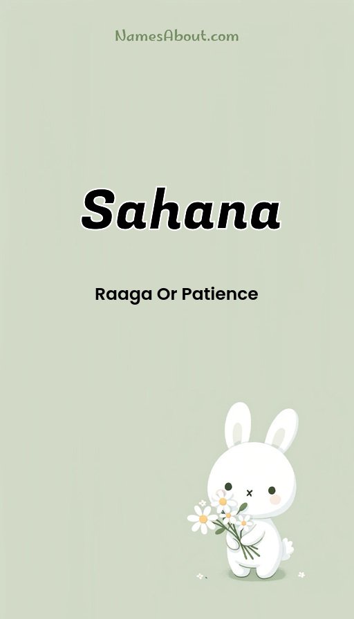 Meaning of Sahana