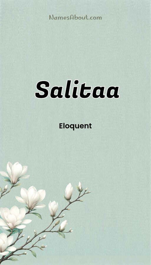 Meaning of Salitaa