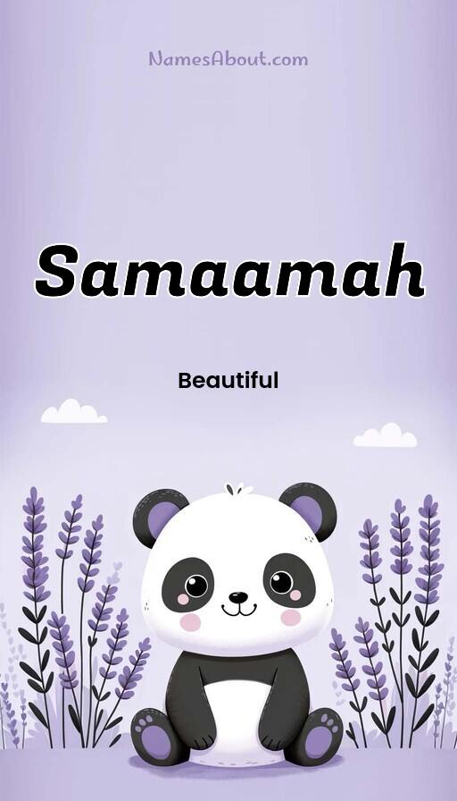 Samaamah name and meaning