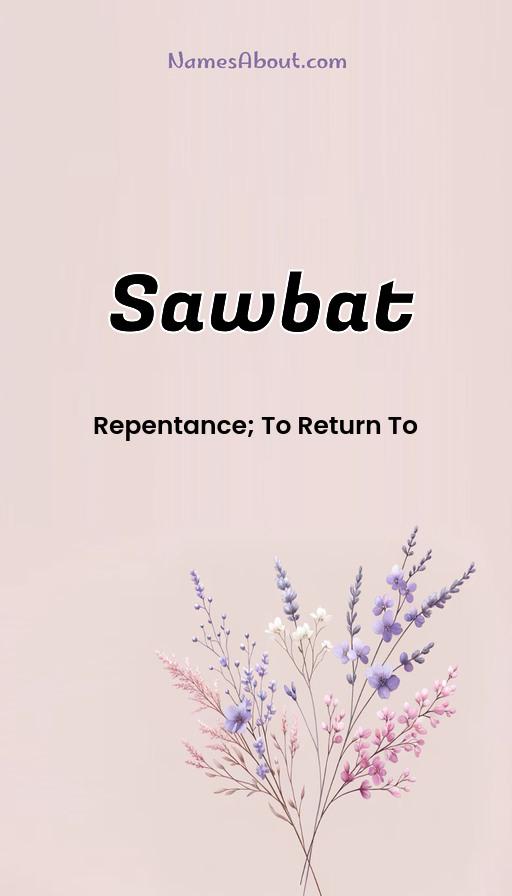 Meaning of Sawbat