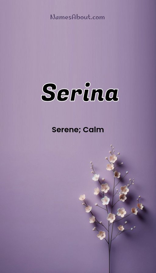 Meaning of Serina