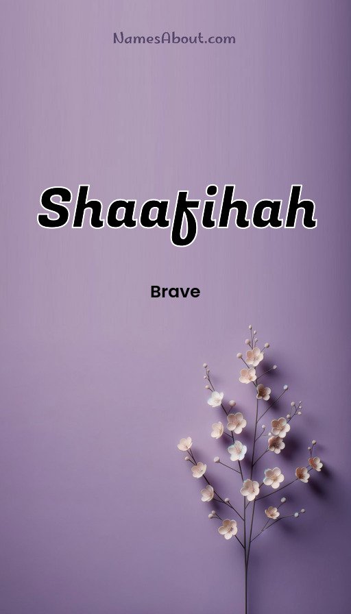 Meaning of Shaafihah