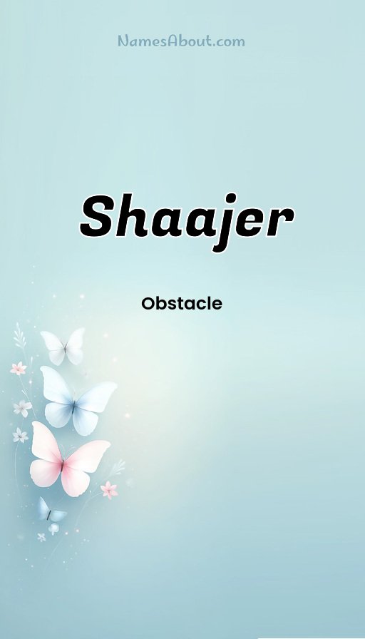 Meaning of Shaajer