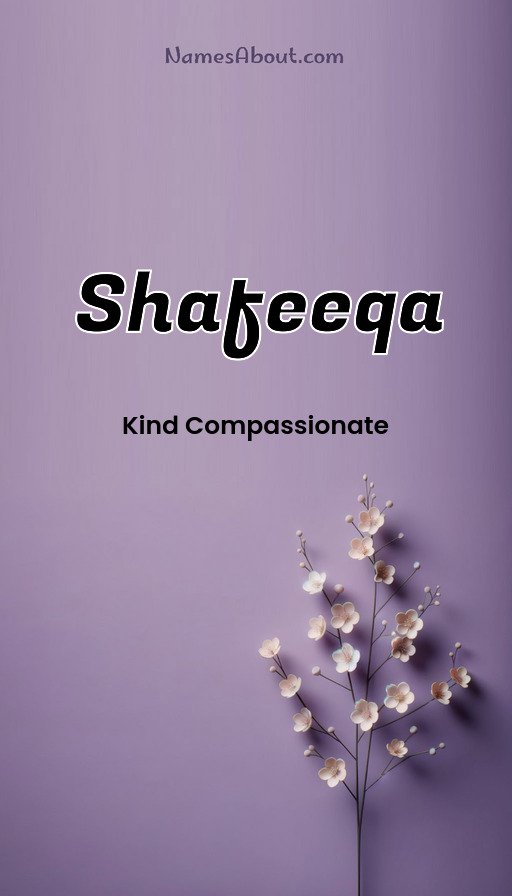 Meaning of Shafeeqa