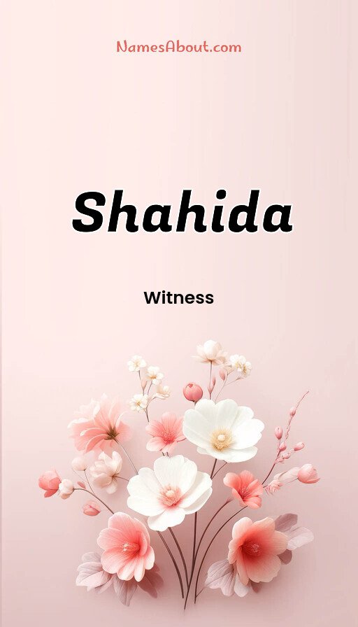 Meaning of Shahida