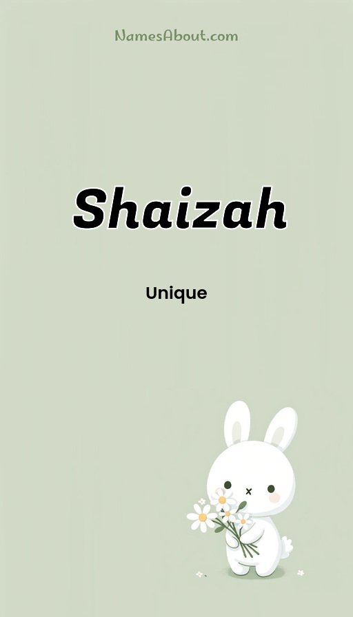 Meaning of Shaizah