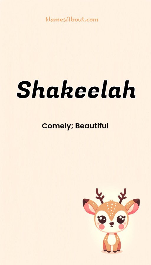 Meaning of Shakeelah