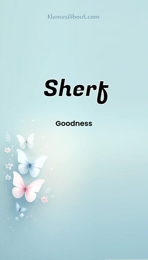 Meaning of Sherf