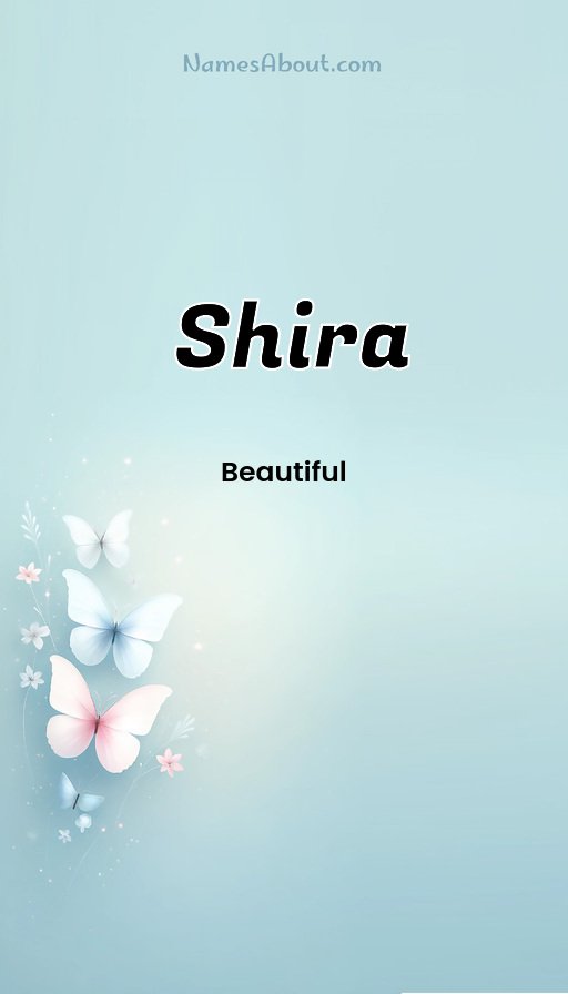 Meaning of Shira