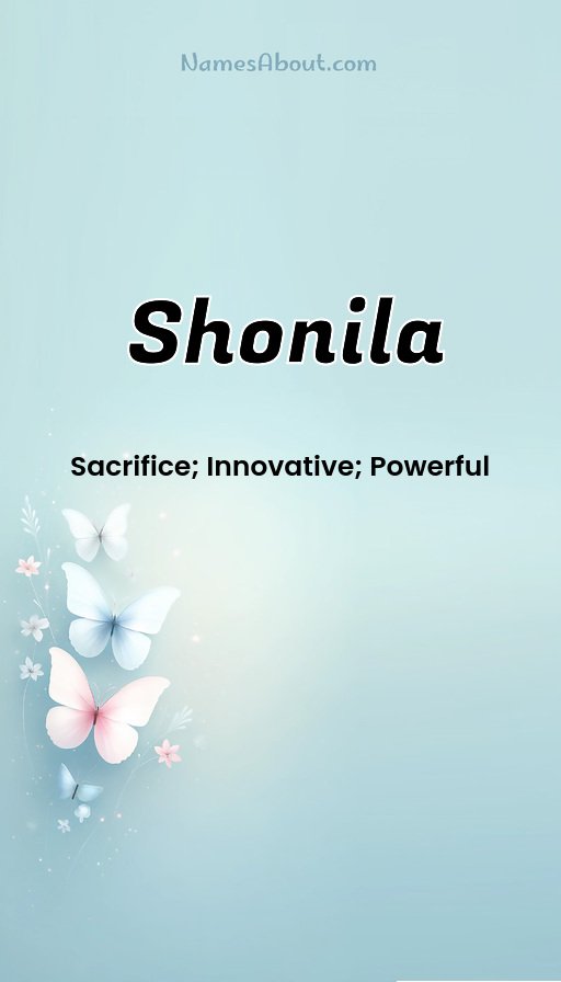 Meaning of Shonila