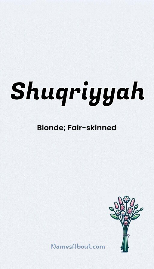 Meaning of Shuqriyyah