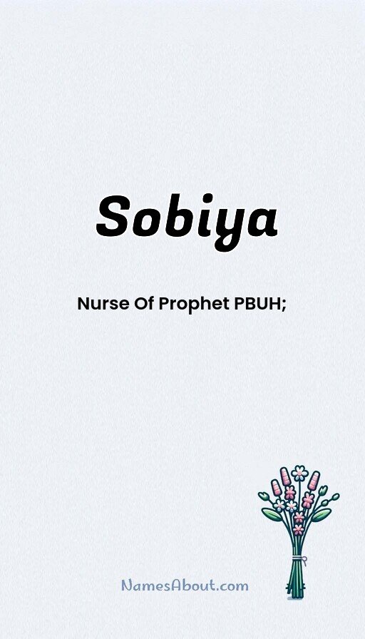 Meaning of Sobiya