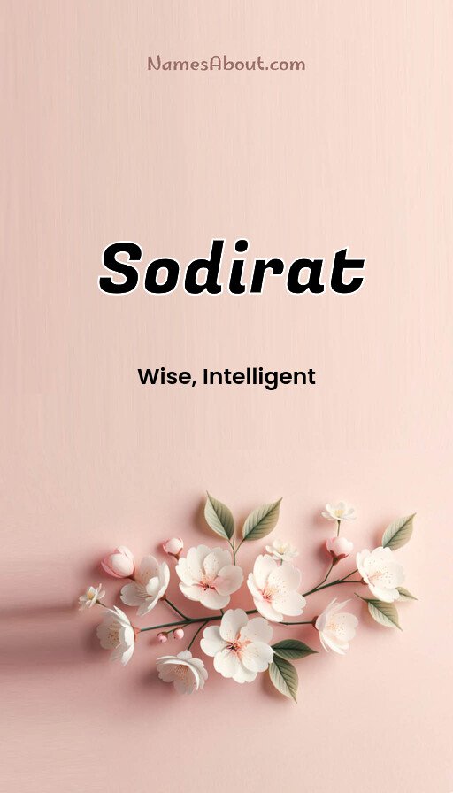 Meaning of Sodirat