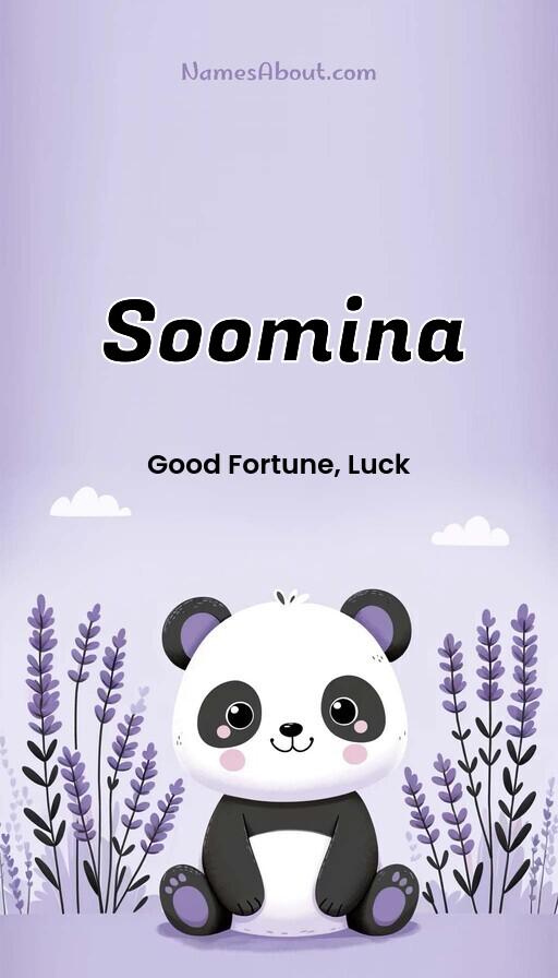 Soomina name and meaning