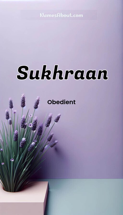 Meaning of Sukhraan