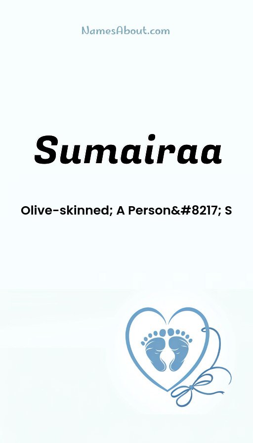 Meaning of Sumairaa