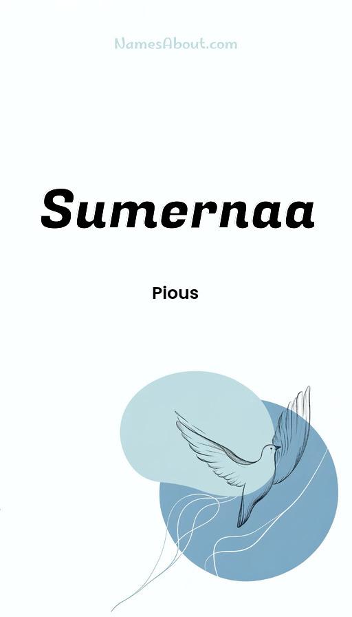 Sumernaa name and meaning