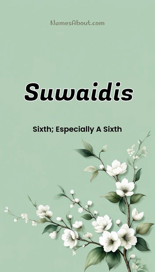 Meaning of Suwaidis