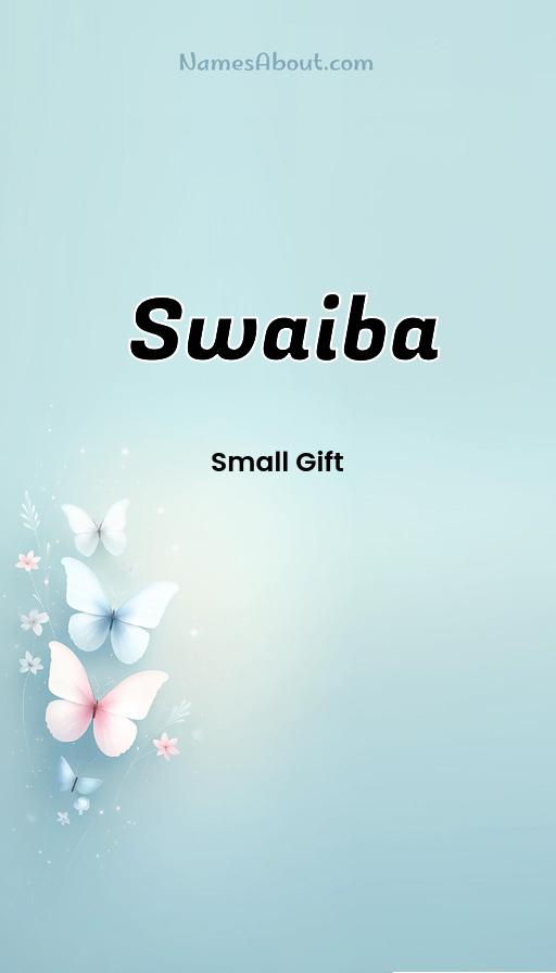 Swaiba name and meaning