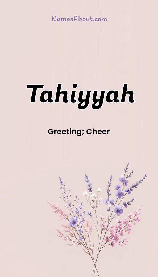 Meaning of Tahiyyah