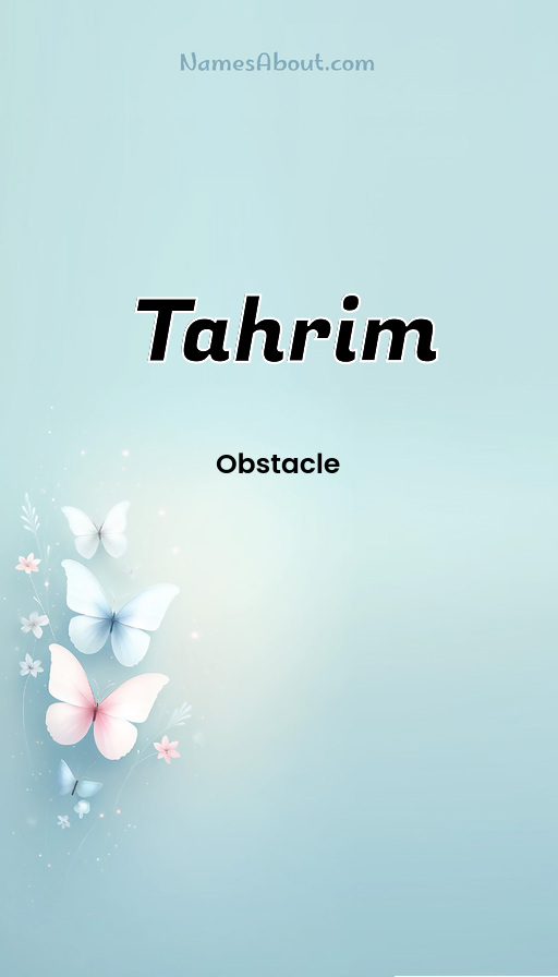 Meaning of Tahrim